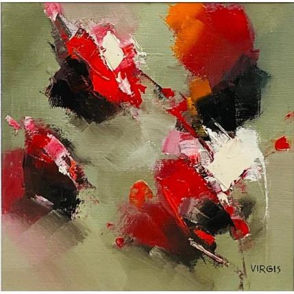 Peinture Sunset glow II par Virgis | Tableau Abstrait Huile