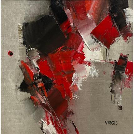 Painting Sunset glow III by Virgis | Painting Abstract Oil