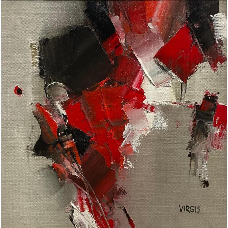 Peinture Sunset glow III par Virgis | Tableau Abstrait Huile