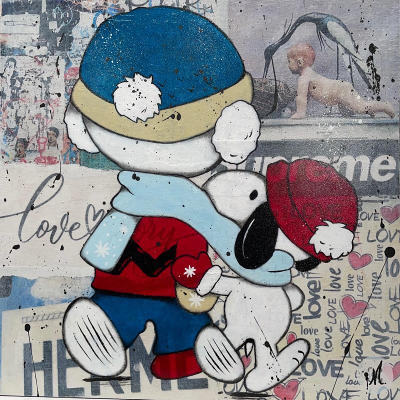 Peinture Balade hivernale par Marie G.  | Tableau