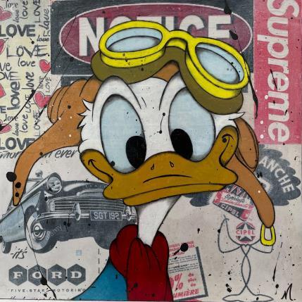 Peinture Donald pilote par Marie G.  | Tableau