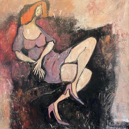 Peinture En fin de journée par Signamarcheix Bernard | Tableau Figuratif Huile scènes de vie