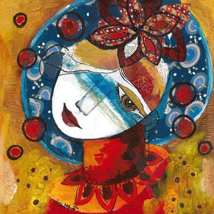 Painting Balade surprise by Ketfa Laure | Painting Raw art Acrylic Portrait