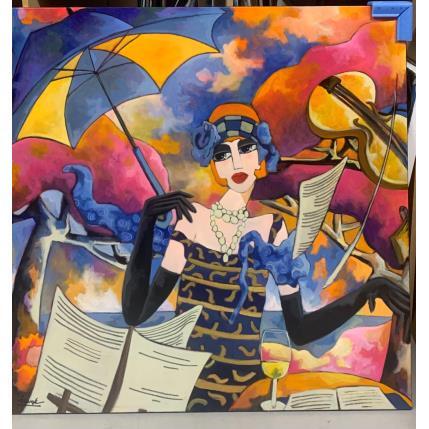 Painting Contre vents et marées by Fauve | Painting Figurative Acrylic Life style