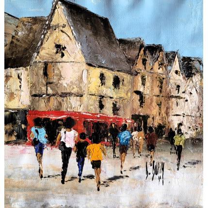 Painting Sur la trace de ... by Dupin Dominique | Painting Figurative Oil