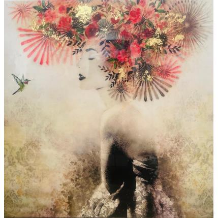 Peinture Vero par Bofill Laura | Tableau Figuratif Acrylique, Bois Portraits