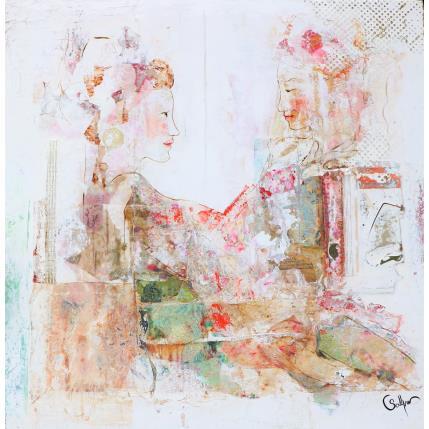 Painting Songe d'Hortense by Sablyne | Painting Raw art Life style