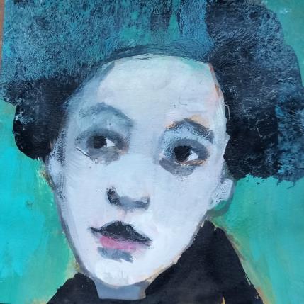 Pintura Voyager seule por VAG | Pintura Figurativo Acrílico