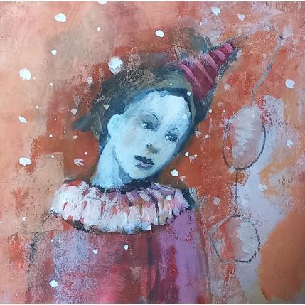 Peinture L'enfant du cirque par VAG | Tableau Figuratif Acrylique