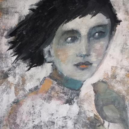 Painting nous irons par les chemins by VAG | Painting Figurative Acrylic