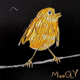 Painting PENSIFUS by Moogly | Painting Naive art Acrylic, Cardboard Animals, Pop icons