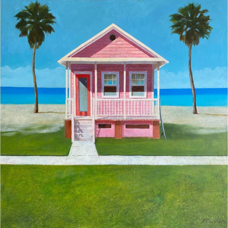 Peinture La petite floride par Foucras François | Tableau Figuratif Paysages Urbain Nature Acrylique