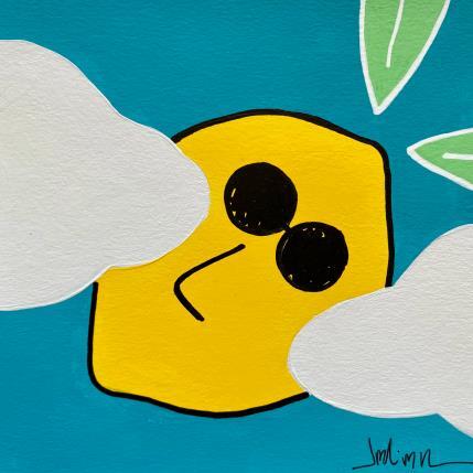Peinture A lemon in a blue sky par JuLIaN | Tableau Pop-art Acrylique Icones Pop