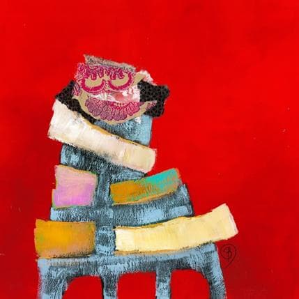 Peinture ST12-0053 par Lau Blou | Tableau Abstrait Acrylique minimaliste