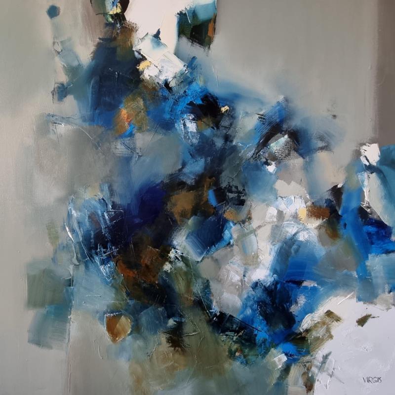 Gemälde Happiness in the air von Virgis | Gemälde Abstrakt Minimalistisch Öl