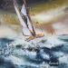 Painting Chargé by Ortis-Bommarito Nicole | Painting Figurative Marine Acrylic