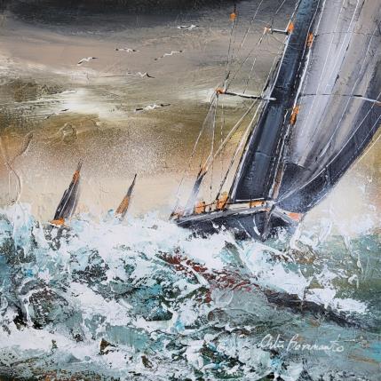 Painting On persiste by Ortis-Bommarito Nicole | Painting Figurative Acrylic Marine