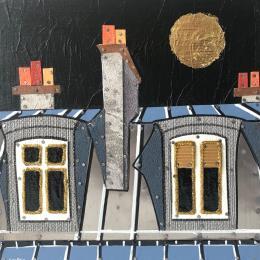 Painting Endormis by Lovisa | Painting Pop-art Wood Pop icons