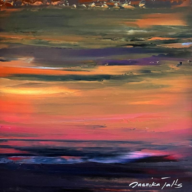 Pintura Hypnosis ii por Talts Jaanika | Pintura Abstracto Paisajes Acrílico