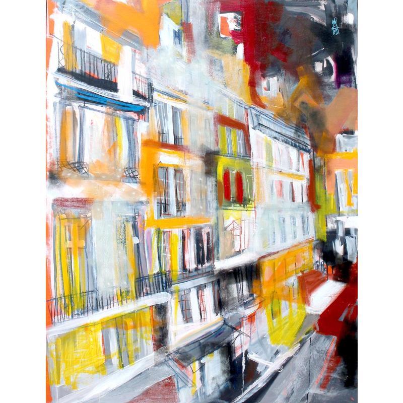 Peinture L'angle de la fenêtre par Anicet Olivier | Tableau Figuratif Urbain