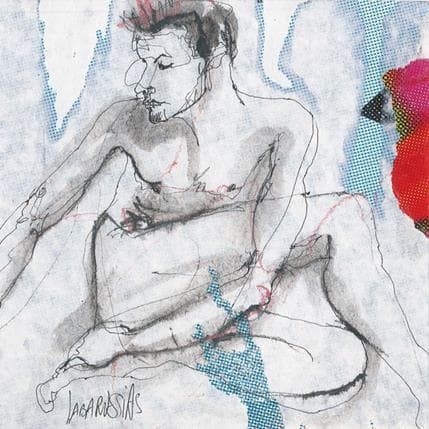 Painting Xavier by Labarussias | Painting Figurative Nude