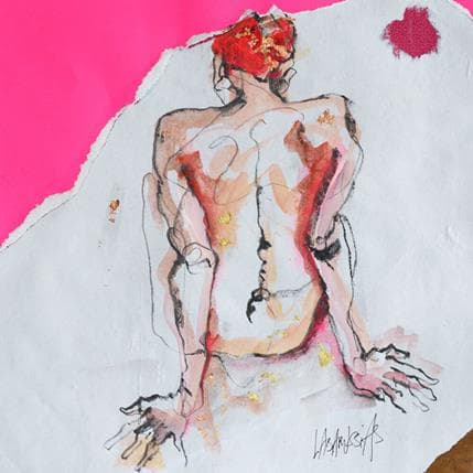 Painting Viviane by Labarussias | Painting Figurative Nude