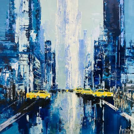 Peinture Taxis par Dessein Pierre | Tableau Figuratif Huile