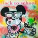 Painting Mickey beach by Kikayou | Painting Pop-art Pop icons Graffiti