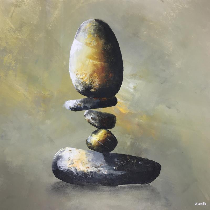 Peinture Balance 2 par Lundh Jonas | Tableau Figuratif Nature Minimaliste Acrylique