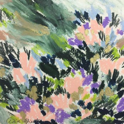 Peinture Superbloom, Flore par Ginestoux Claire | Tableau Figuratif Pastel Paysages