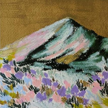 Peinture Superbloom, Chalencon par Ginestoux Claire | Tableau Figuratif Pastel Paysages