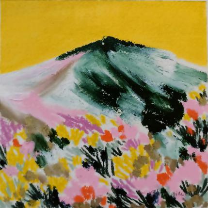 Peinture Superbloom, Empurany par Ginestoux Claire | Tableau Figuratif Pastel Paysages