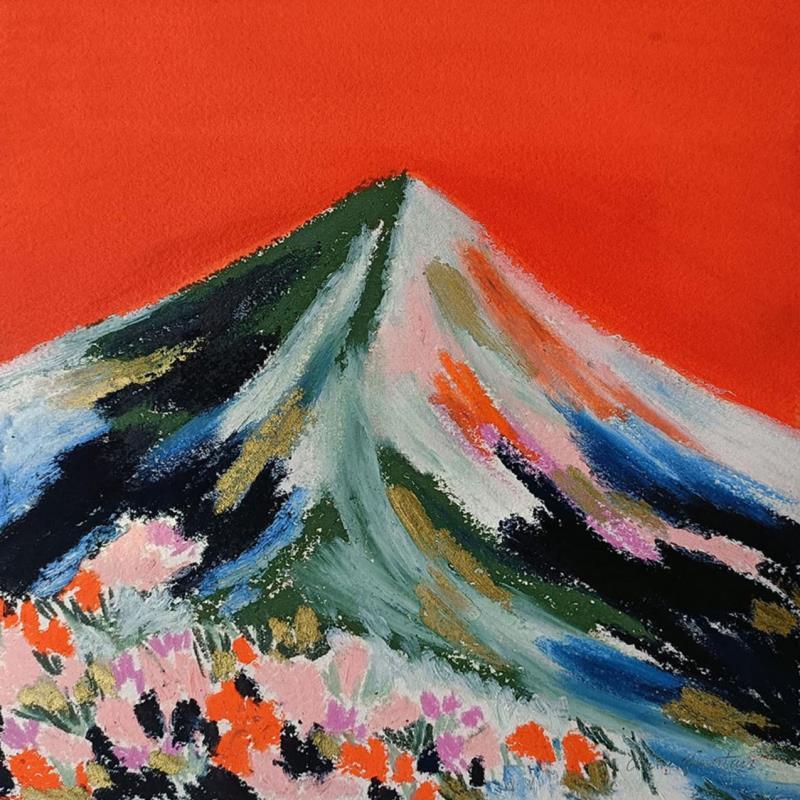 Pintura Superbloom, Joannas por Ginestoux Claire | Pintura Figurativo Paisajes Pastel