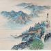 Peinture Deep mountains life par Yu Huan Huan | Tableau Figuratif Paysages Nature Aquarelle Encre