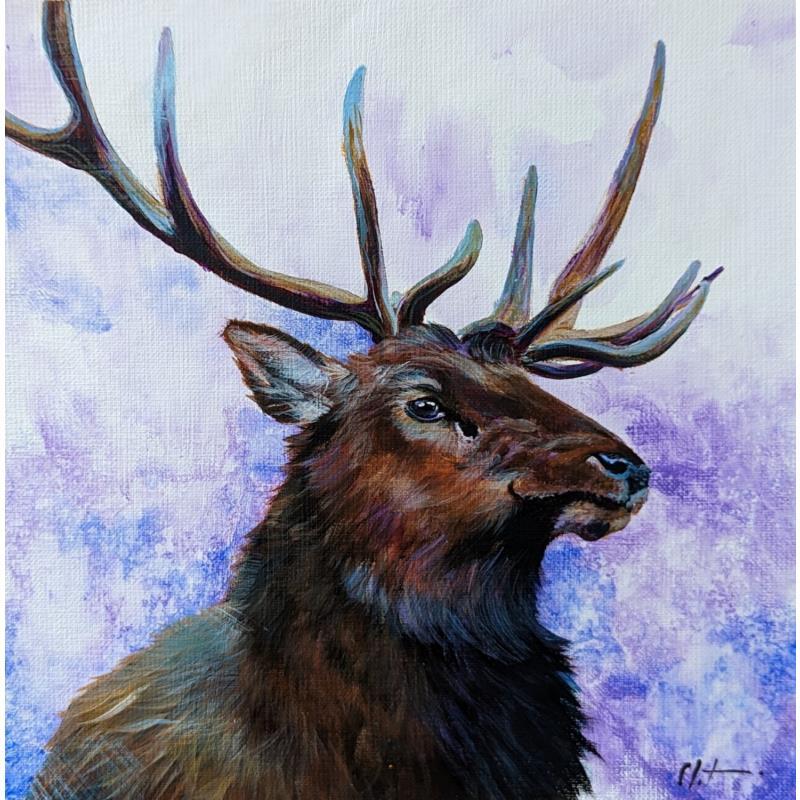 Peinture Marie-France  par CLOT | Tableau Figuratif Animaux Acrylique