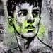 Peinture Enjoy the ride par Graffmatt | Tableau Street Art Portraits Graffiti Acrylique