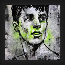 Peinture Enjoy the ride par Graffmatt | Tableau Street Art Acrylique, Graffiti Portraits