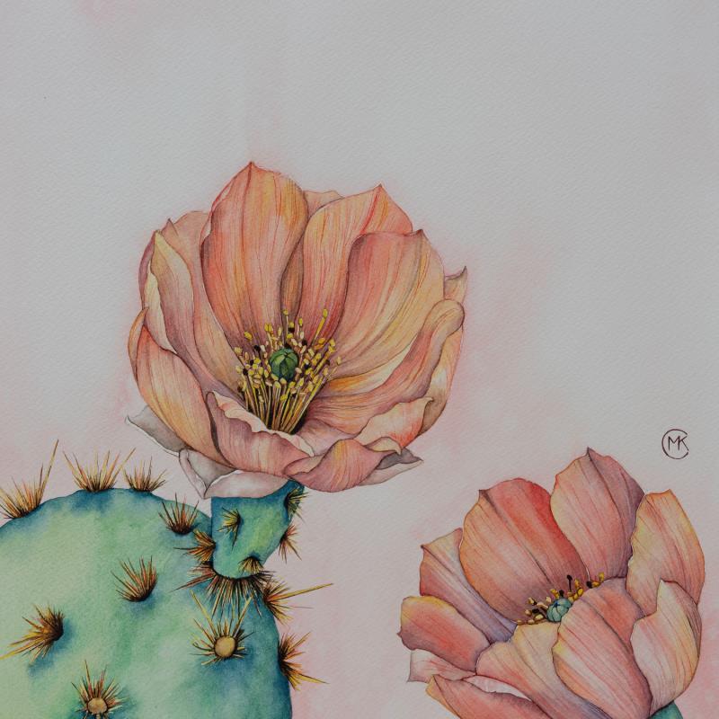 Peinture L'amour maternel par Kuprina Carle Maria | Tableau Figuratif Nature Aquarelle