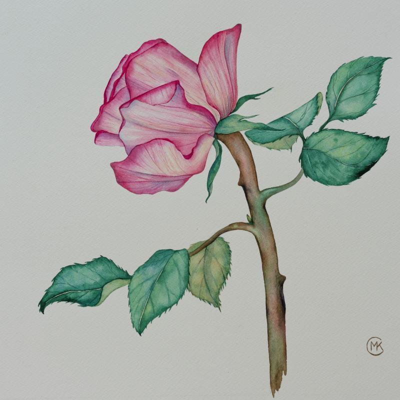 Gemälde La tendresse von Kuprina Carle Maria | Gemälde Figurativ Natur Aquarell