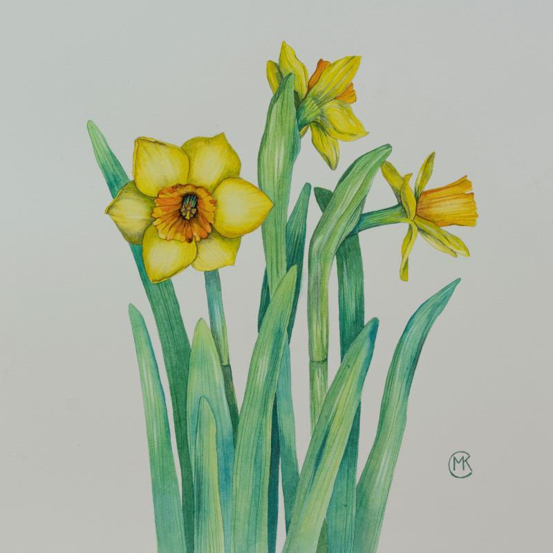 Peinture La venue du printemps par Kuprina Carle Maria | Tableau Figuratif Nature Aquarelle