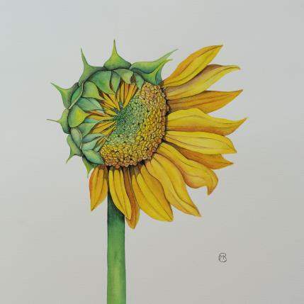 Peinture Demi éclipse par Kuprina Carle Maria | Tableau Figuratif Aquarelle Nature