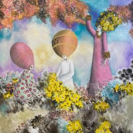 Painting La mostruosa bellezza by Nai | Painting Naive art Acrylic