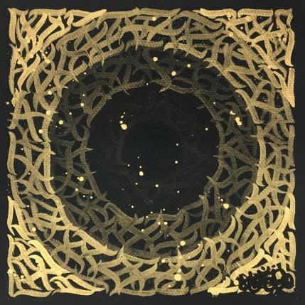 Painting Golden vortex by Maderno | Painting Street art Graffiti