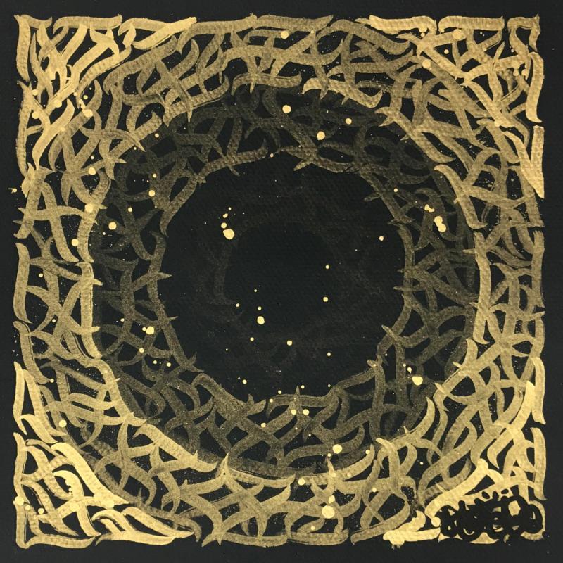 Painting Golden vortex by Maderno | Painting Street art Graffiti