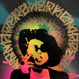 Painting Marla by Maderno | Painting Street art Graffiti Cinema