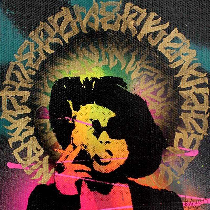 Peinture Marla par Maderno | Tableau Street Art Cinéma Graffiti