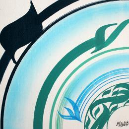 Painting Water Flow by Maderno | Painting Abstract Graffiti Nature