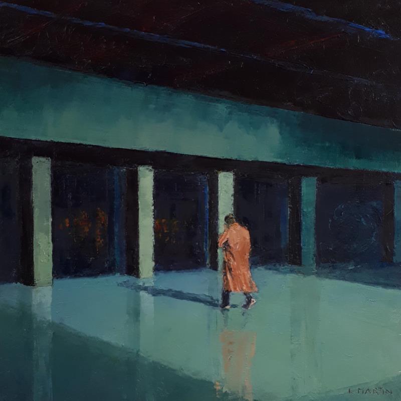 Painting Jérôme 2 by Martin Laurent | Painting Figurative Society Urban Life style Oil