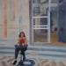 Painting Au Petit Palais by Martin Laurent | Painting Figurative Life style Oil