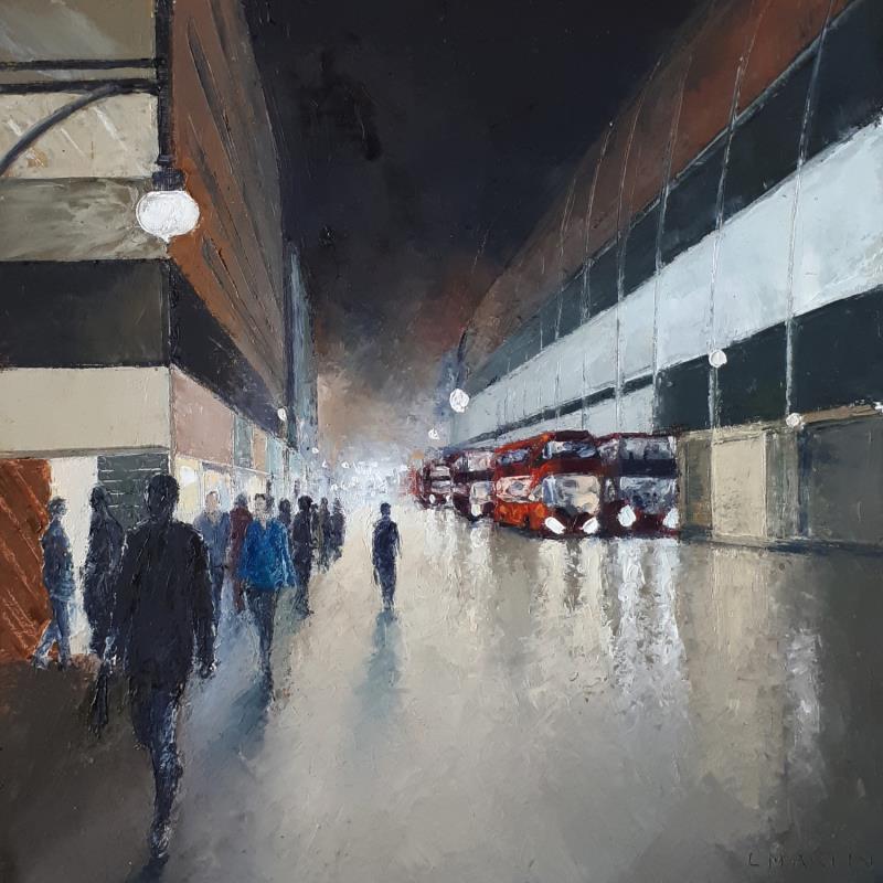 Gemälde Park House von Martin Laurent | Gemälde Figurativ Urban Öl